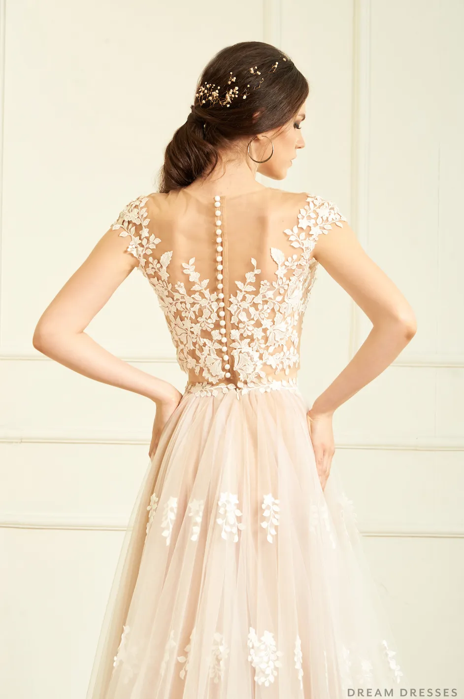 Two-Piece Wedding Dress (#Amelia)