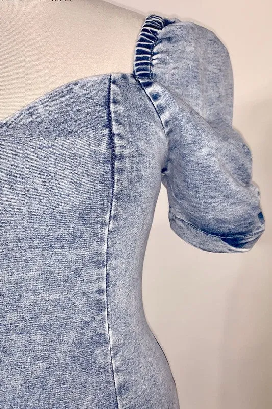 Until Next Time Denim Dress - SALE