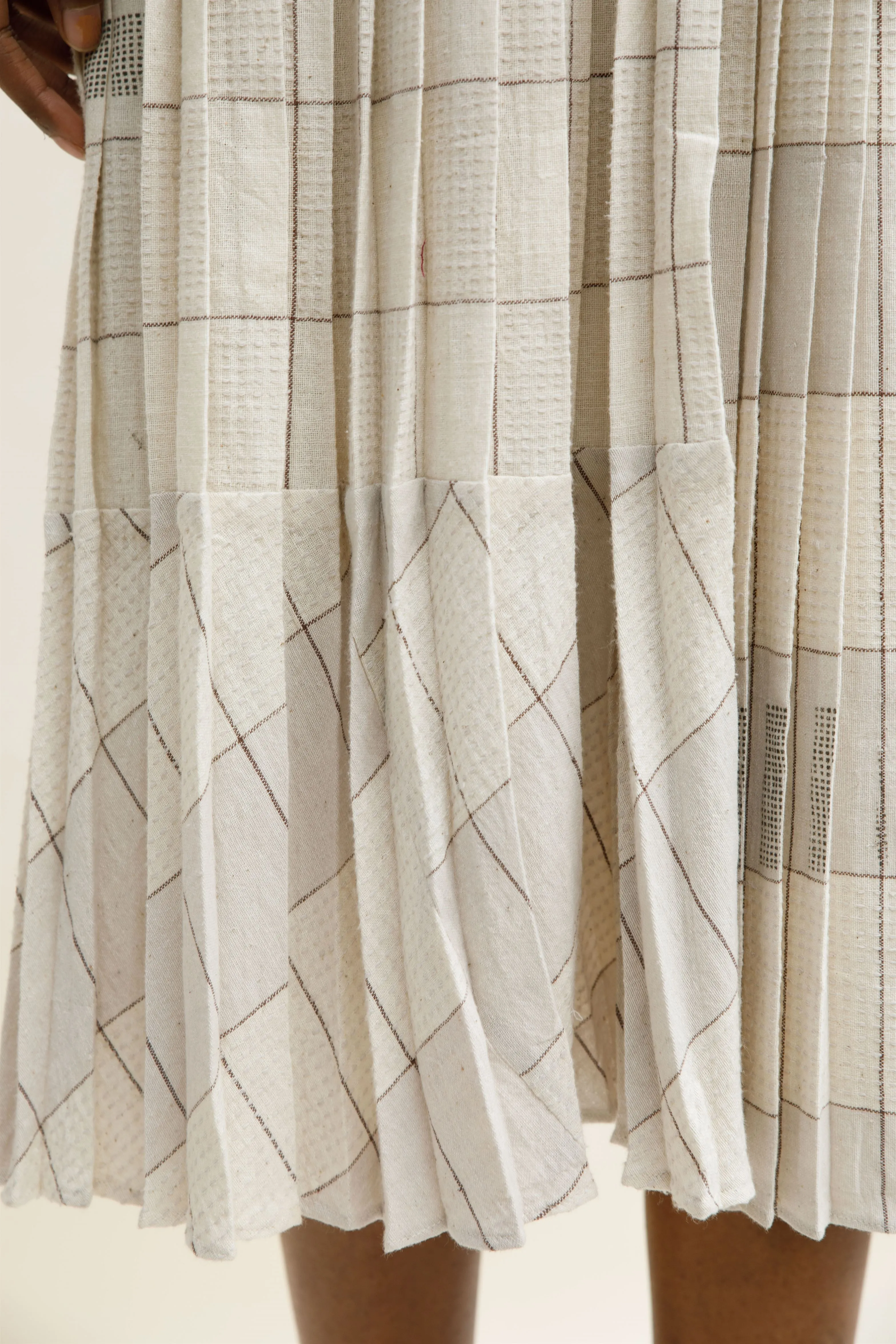 Urvashi Kaur   I   Tokyo DRESS FINN Hand Spun Cotton Shell TESSELLATE- 12