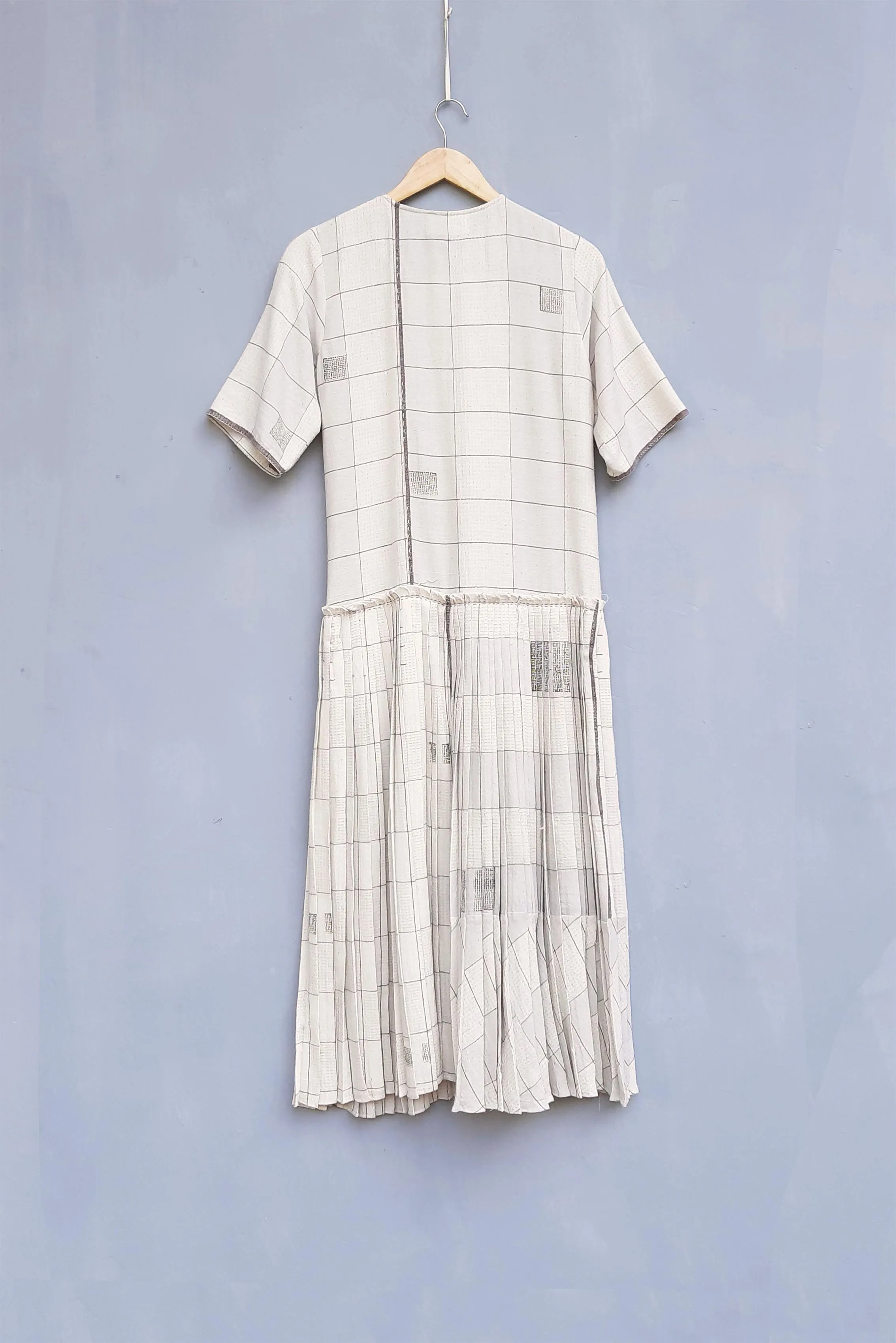Urvashi Kaur   I   Tokyo DRESS FINN Hand Spun Cotton Shell TESSELLATE- 12
