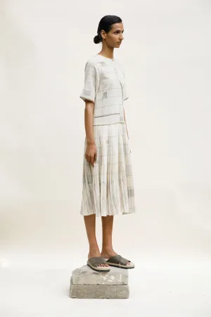 Urvashi Kaur   I   Tokyo DRESS FINN Hand Spun Cotton Shell TESSELLATE- 12