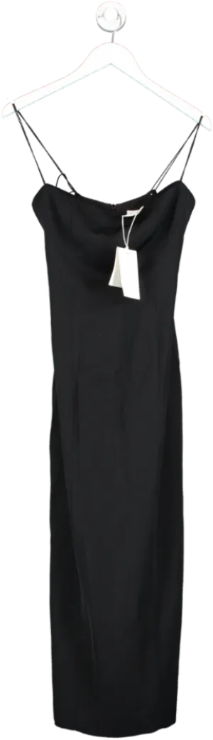 Viktoria & Woods Black The Generation Midi Dress UK 8