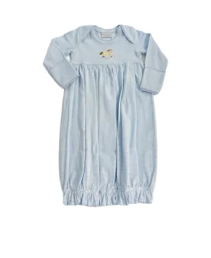 VINTAGE ROCKING HORSE LAP SHOULDER GOWN