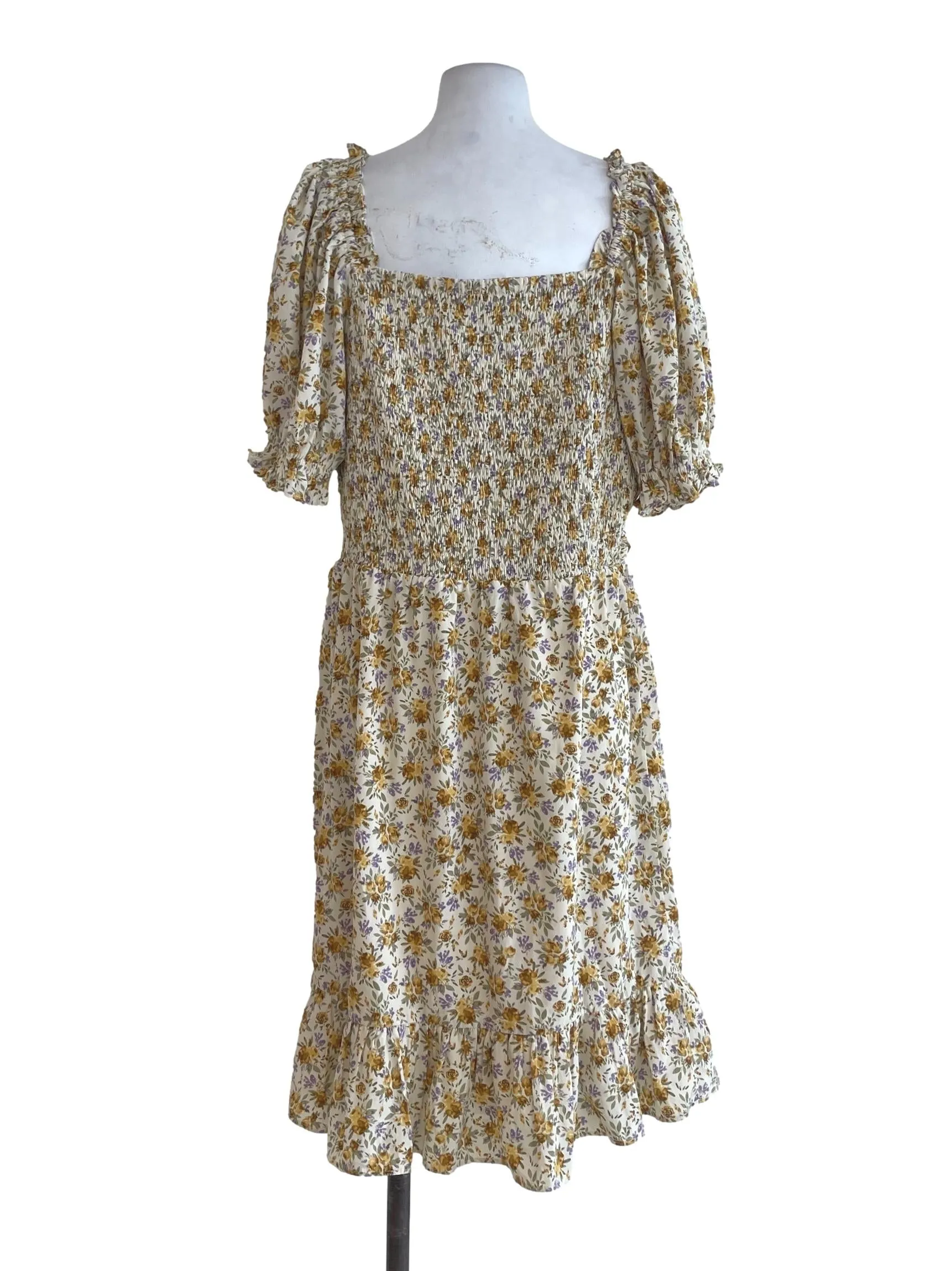 Yellow Floral Dress TCL